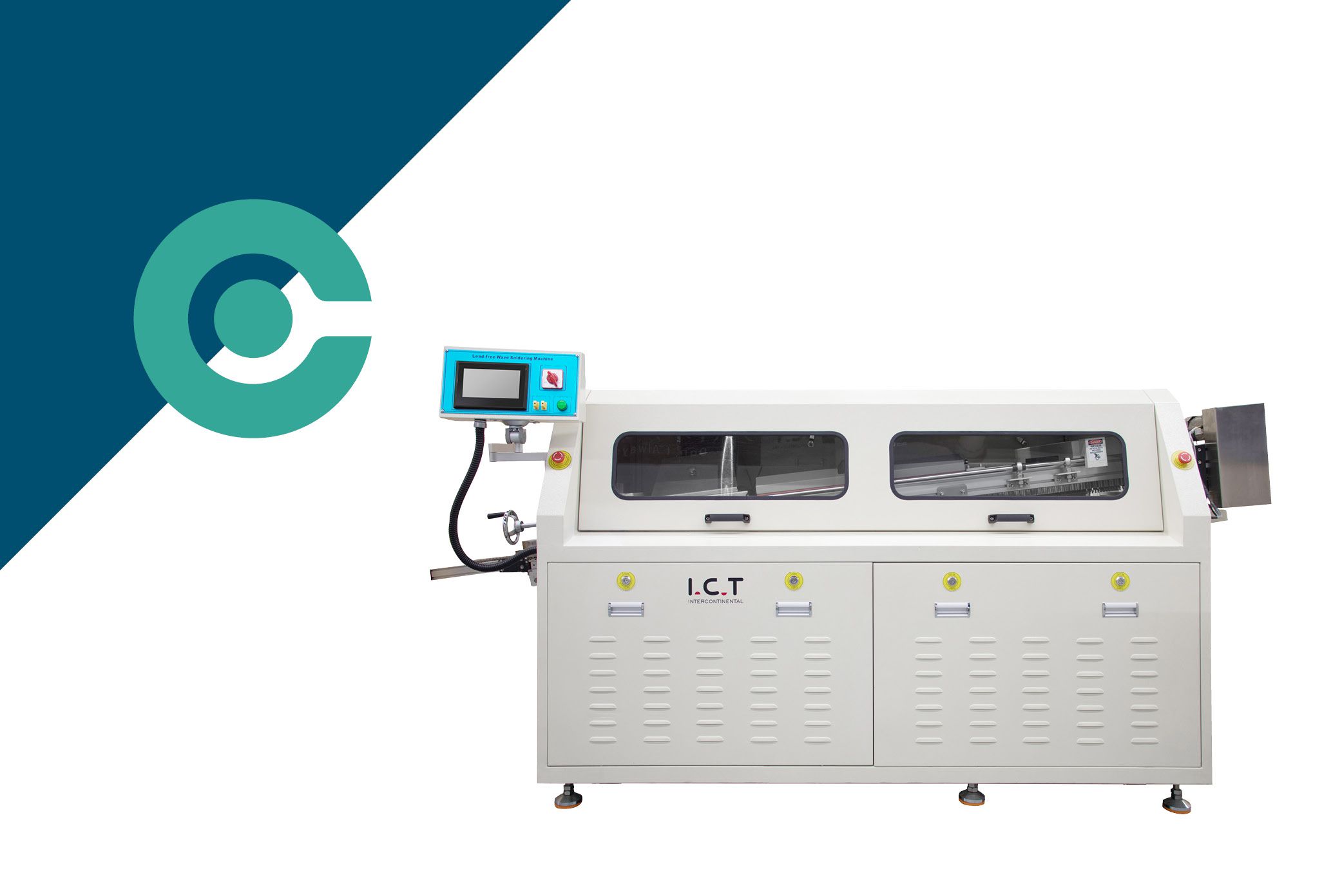 Wave solder W2 machine ICT W2 wave soldering W2 wave solder